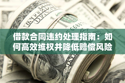 北京借款合同违约处理指南：如何高效维权并降低赔偿风险？