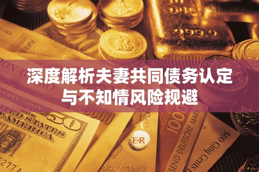 北京深度解析夫妻共同债务认定与不知情风险规避