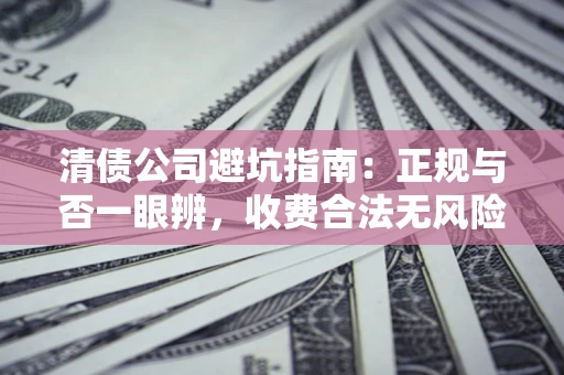 北京清债公司避坑指南：正规与否一眼辨，收费合法无风险这么办！