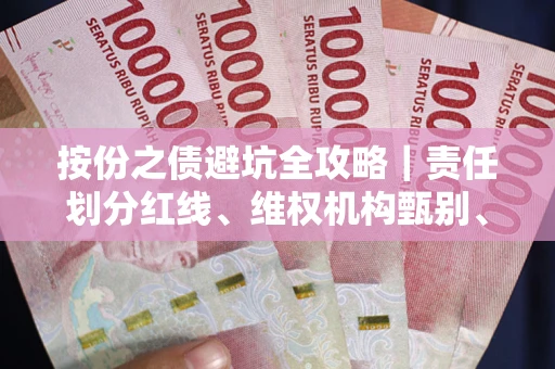 北京按份之债避坑全攻略｜责任划分红线、维权机构甄别、纠纷处理全流程拆解
