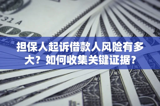 北京担保人起诉借款人风险有多大？如何收集关键证据？