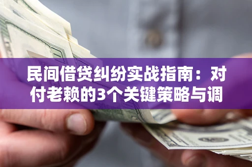 北京民间借贷纠纷实战指南：对付老赖的3个关键策略与调解盲区解析