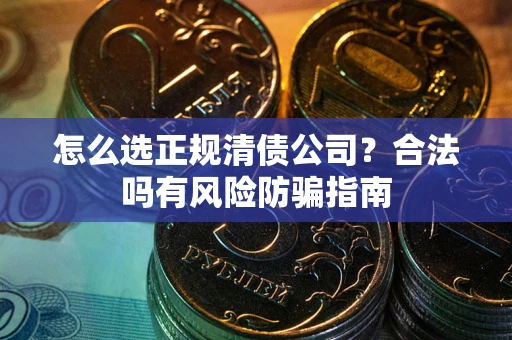 北京怎么选正规清债公司？合法吗有风险防骗指南